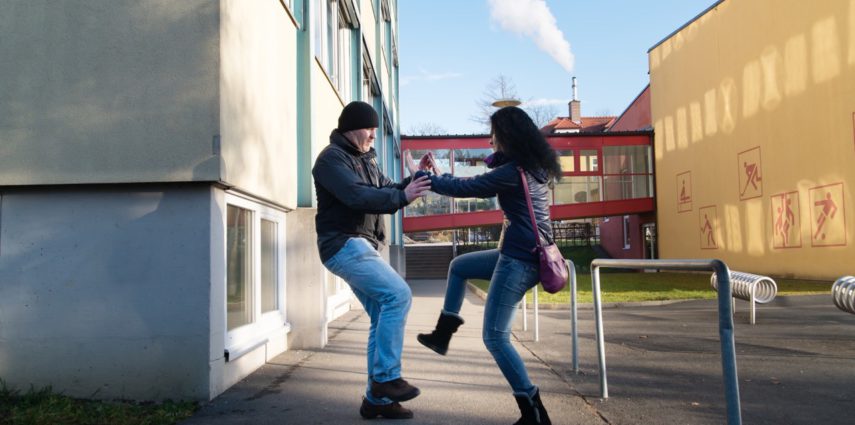 Nachgestellte Bedrohungssituation von closeprotection.at